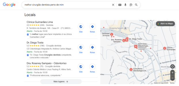 exemplo de palavra-chave comercial
