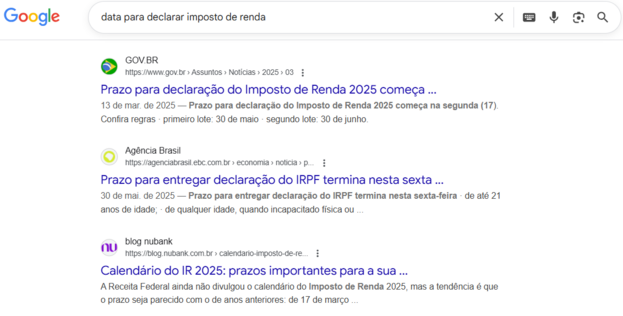 exemplo de palavra-chave informacional