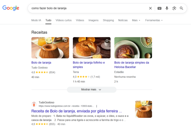 exemplo de palavra-chave informacional